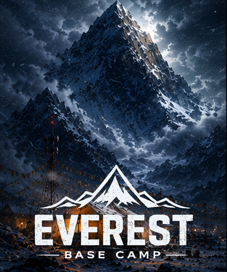 Everest Base Camp vertical capsule artwork